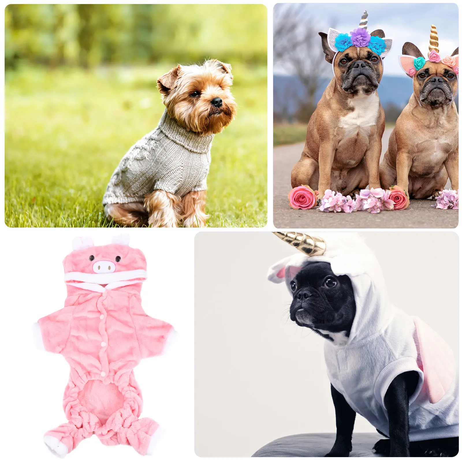 

Cute Winter Pet Coat Cartoon Pig Dog Costume Adorable Puppy Warm Clothes Pet Apparel Fashionable Warm Coat Dog Cloth