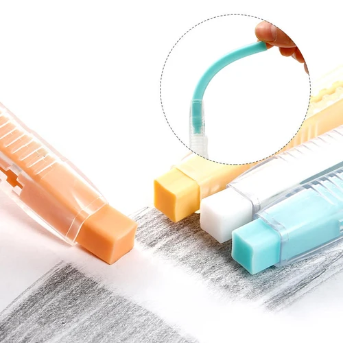 Imagen 2 del producto 1/2 Uds Japón KOKUYO lápiz borrador estilo Push-pull limpio sin dejar marcas lindo Kawaii útiles escolares para niños lápiz