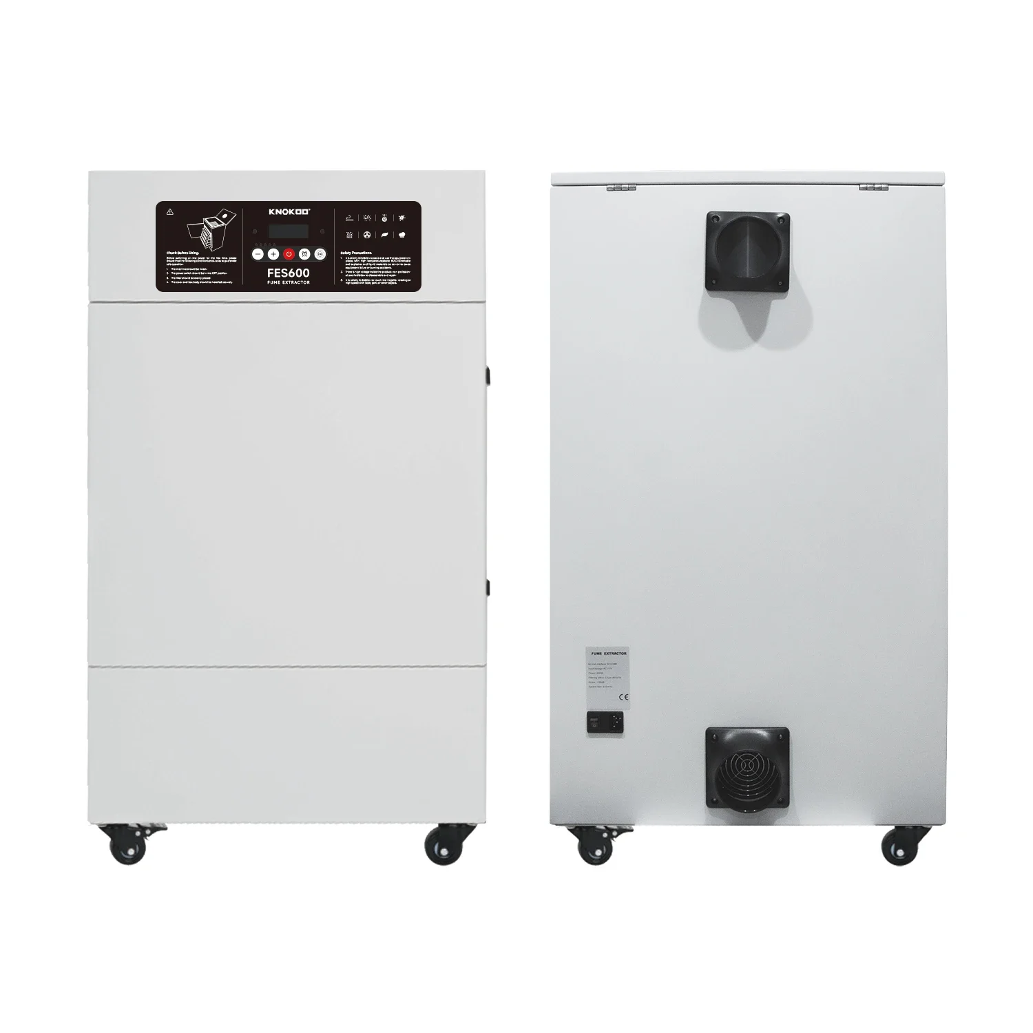New Condition High Power 600W Industrial Smoke Exhaust Equipment for Polishing Dusting Solder Laser Furnace