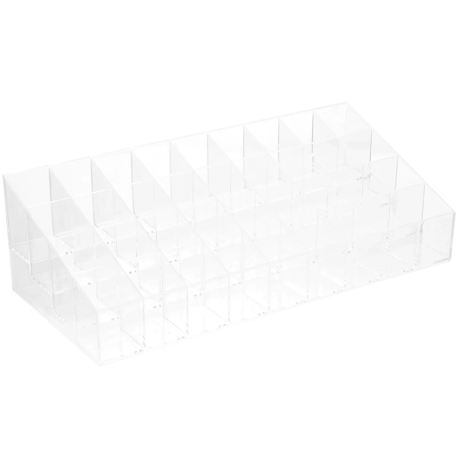

Lipstick Storage Clear Transparent Large Capacity Desktop Holder Cosmetics Desktop Holder ganizer Makeup Brush Storage