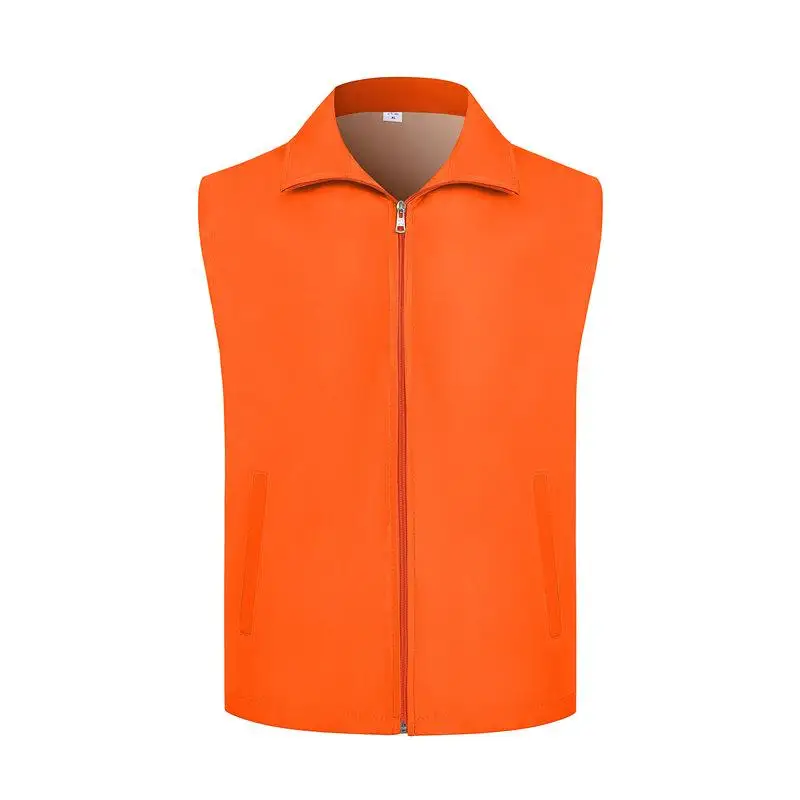Men's Work Vest Personalized Design Customized Printing Logo DIY Work Clothes Advertisements Public Welfare Activity Jackets Top