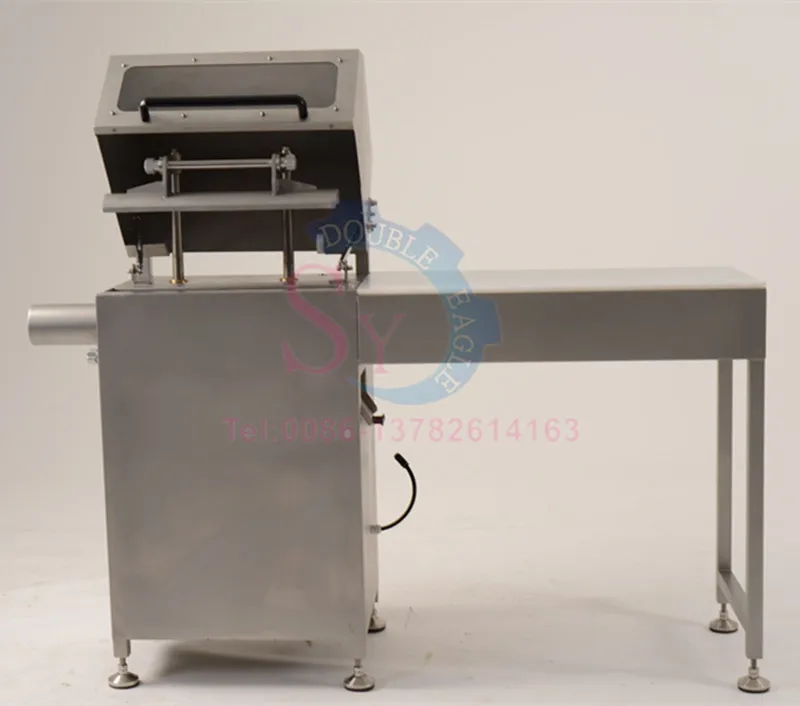 Tipo pneumatico industriale Stuffer per rotoli di carne Rotolo di manzo di montone Pressa di riempimento per bistecche che forma macchina Grande riempitrice per salsicce di prosciutto