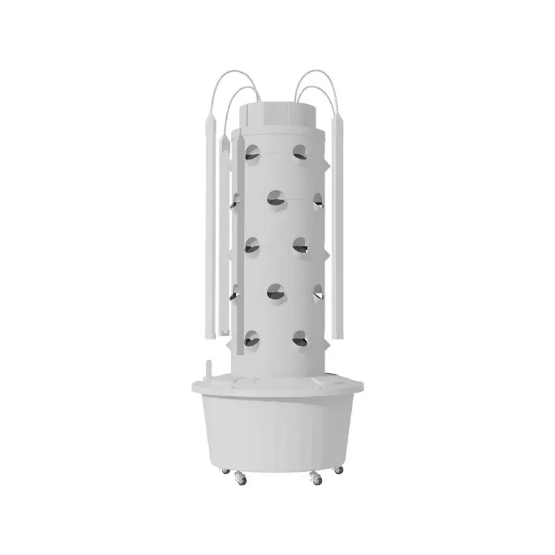 A Type Vertical Hydroponic Aeroponic Garden Tower Essential With Pump As Core Component