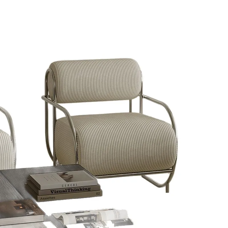 B & B antique style, coffee shop, armrest single sofa chair, simple and creative, leisure single chair