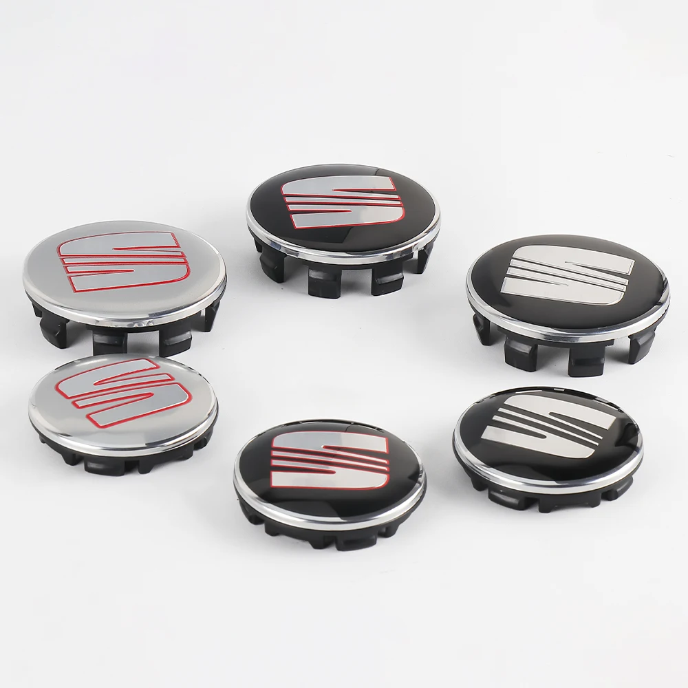

4 шт. колпаков на центральные отверстия колесных дисков для Seat FR Leon 5F 1P Ibiza 6L 6J Arosa Ateca Altea Cupra Tarraco