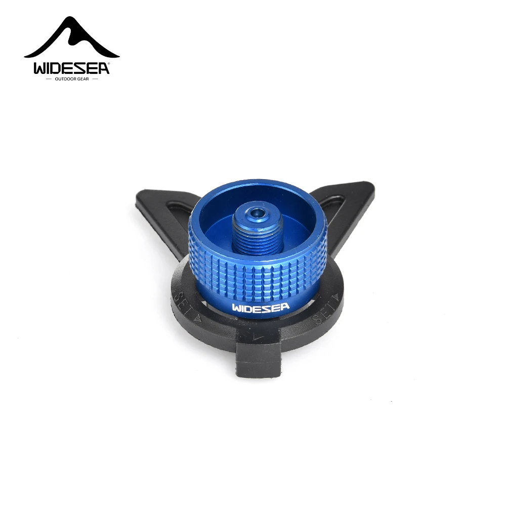 Outdoor Camping Long Gas Tank Adapter Aluminum Alloy Bracket Design Easy Use Surface Non-slip Design Outdoor Essential Products