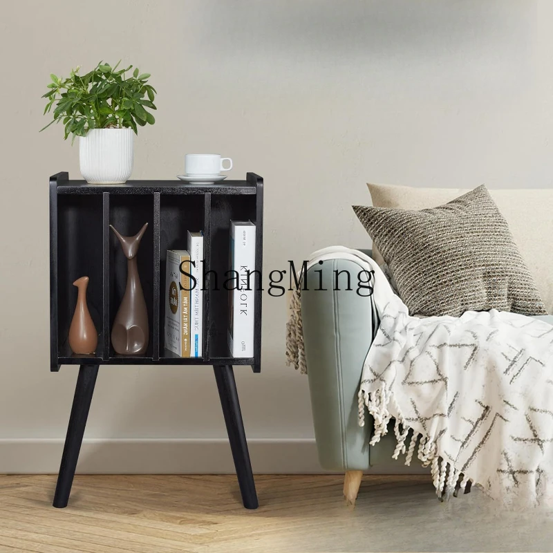 

SM wooden bedside few brackets, book storage cabinet, wooden record player storage rack