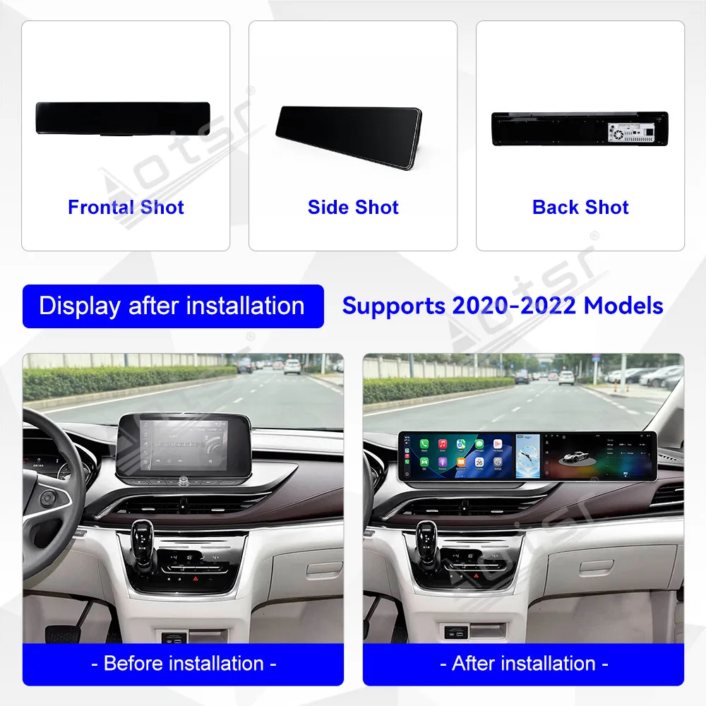 Android Car Radio For Buick GL8 Old to New Upgrade 2020~2022 Car Stereo Android Auto GPS Navigation Multimedia Player Head Unit
