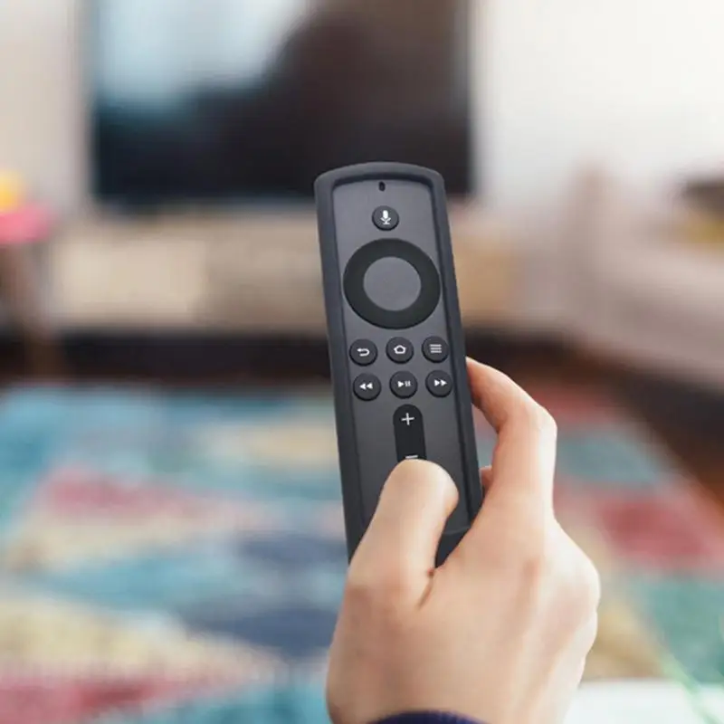 TV Stick Case Silicone Remote Case For Fire TV Sticks 2021ALEXA 3rd Gen 3rd Soft Silicone Cover Dust Anti-Slip Skin Shell