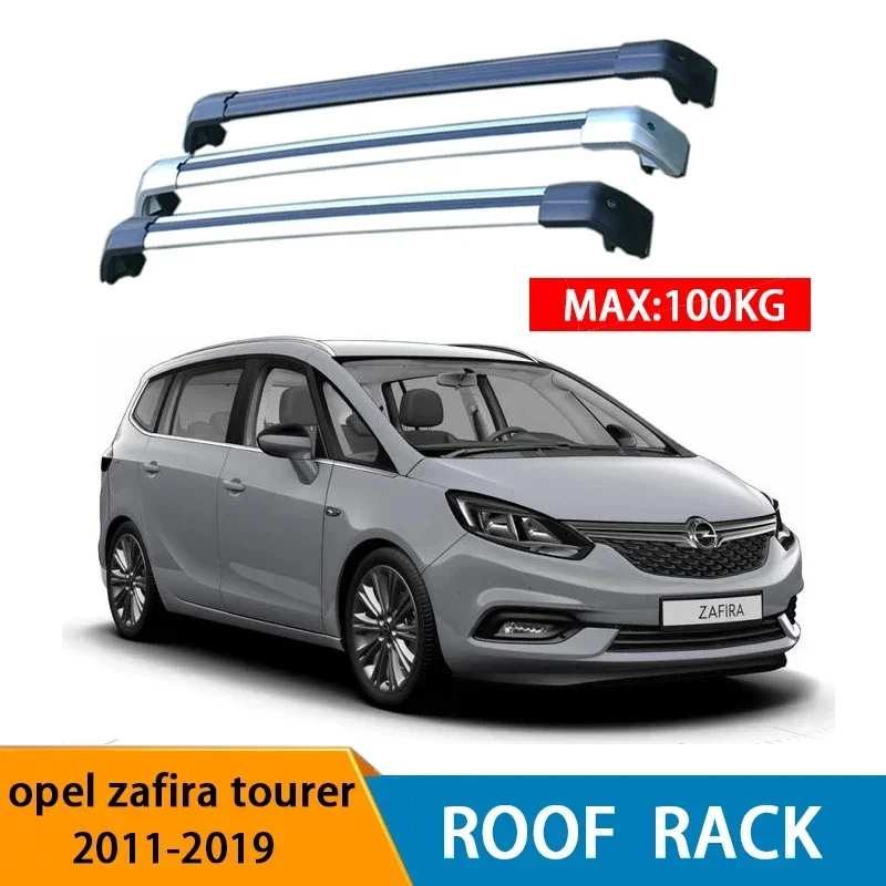 2Pcs Roof bars For opel/VAUXHALL zafira tourer 2011-2019 Aluminum Alloy Side Bars Cross Rails Roof Rack Luggage CUV SUV