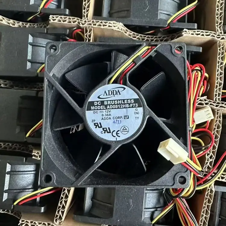 

ADDA AD0812HB-F73 DC 12V 0.38A 80x80x38mm 3-Wire Server Cooling Fan