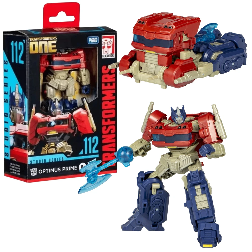 Hasbro Transformers Toys Studio Series 112 Deluxe Class ONE Series Optimus Prime Model Doll Action Figure Gift SS112