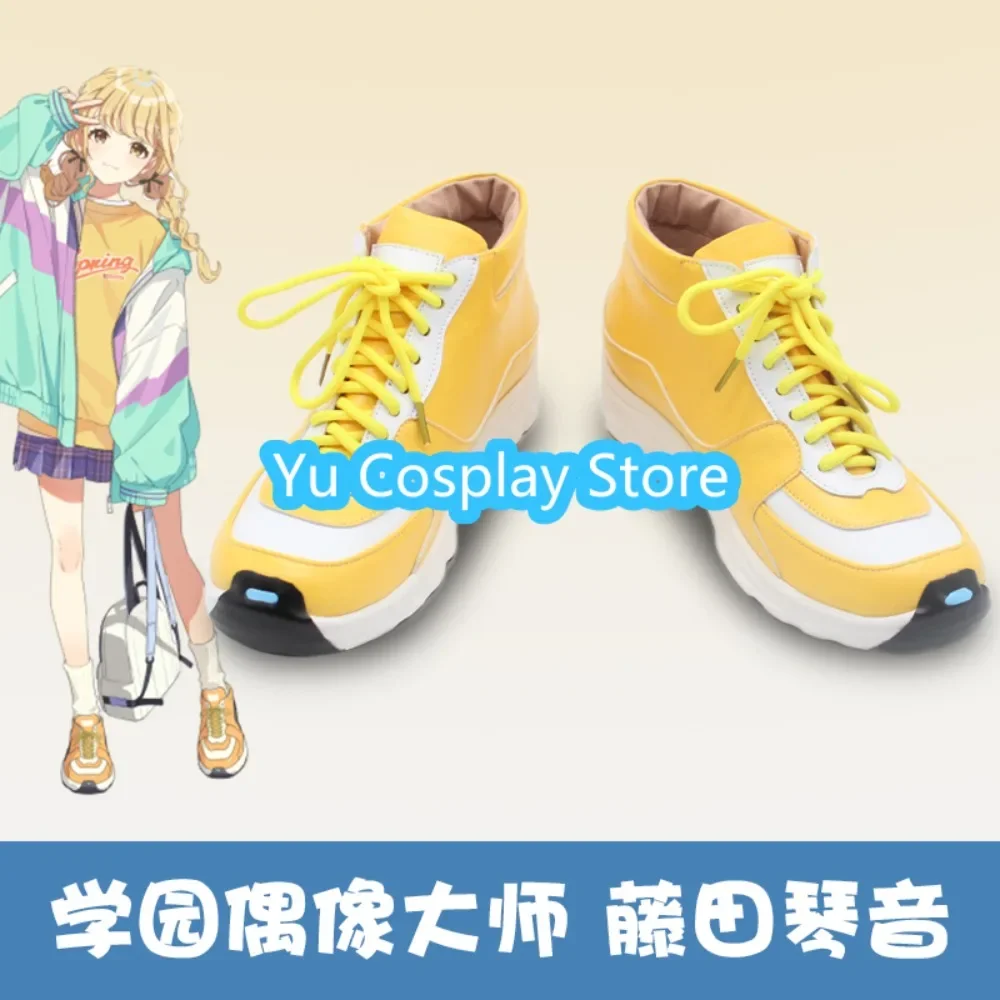 

Yu Косплей Магазин Gakuen Idol Master Kotone Fujita Обувь для косплея Хэллоуин Обувь для ролевых игр Сапоги Аниме Игра Костюм Реквизит Аниме