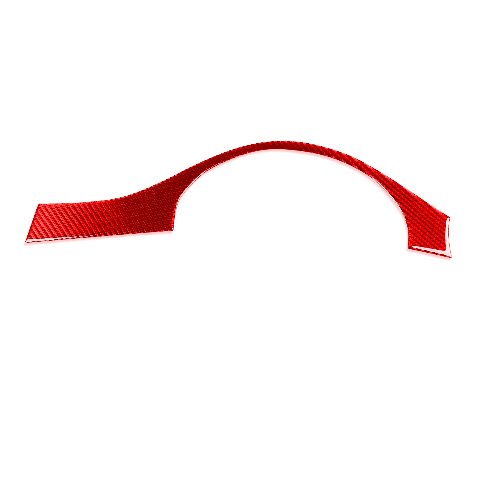 For BMW 3 Series E90 2005-2012 Modified Carbon Fiber Instrument Bezel Interior Accessories Piano Black Decorative Sticker
