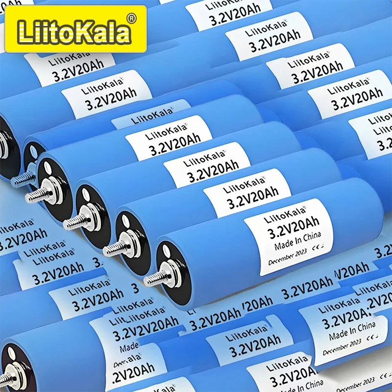 LiitoKala 3.2V 20Ah Lifepo4 Battery Pack Solar Energy System for Boats and RV Golf Cart Tax-free in the US and EU