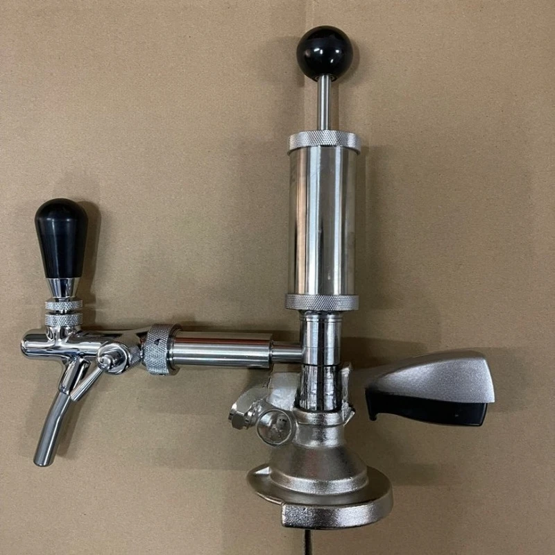 Stainless Steel Outdoor Draft Keg Beater Craft Beer Simple Manual Plate Pit Pump