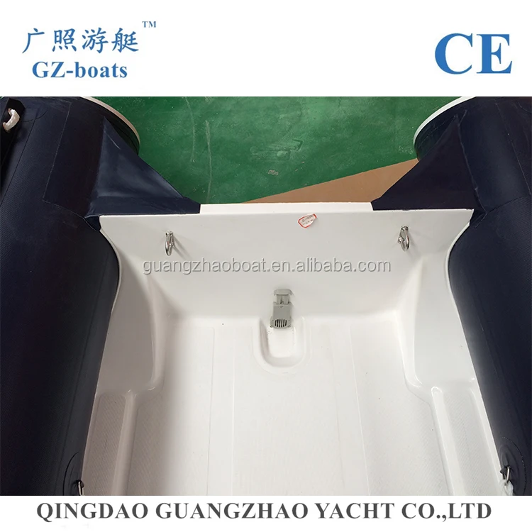 Rapid Deployment Flood Evacuation Safety Floating Inshore Rigid Hull Inflatable Boat with Towing Eyes for Water Rescue