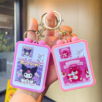 Kawaii Lotso Keychains Kuromi Keychain Creative Jigsaw Puzzle Game Keyring Cinnamoroll Funny Bag Pendant Children Toy Gift