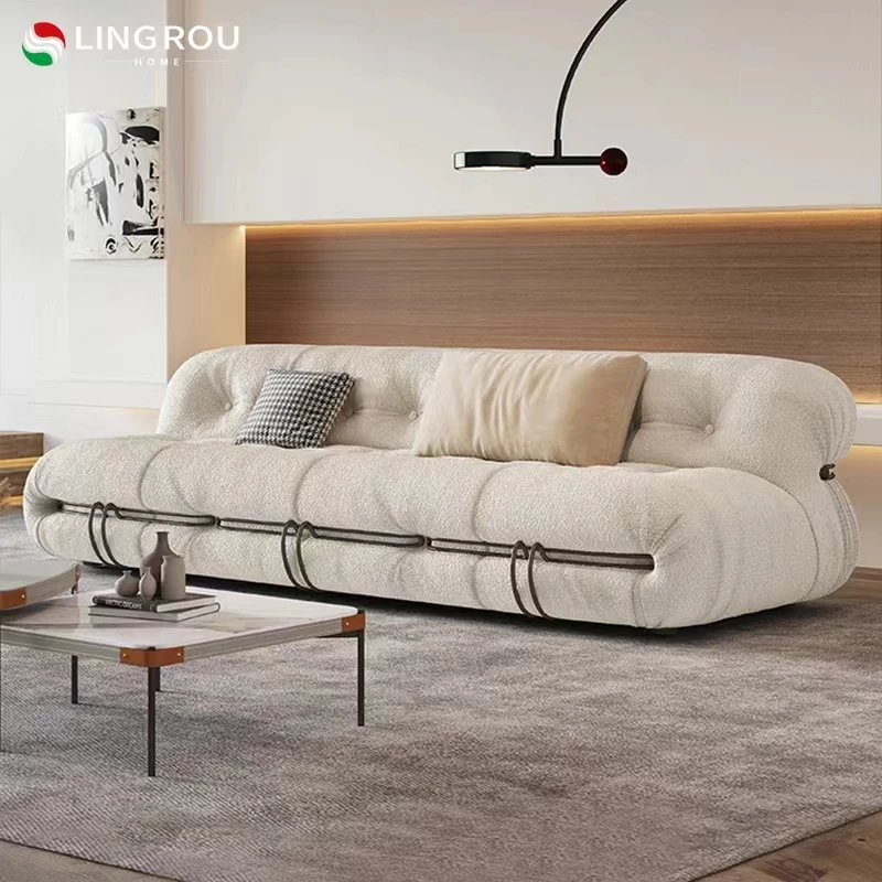 

Armless Cute Double Sofa Single Girl Small Designer Tatami Floor Sofa Plush Italiano Reading Salon Meuble Home Furniture