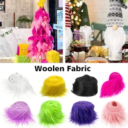 1.5M fluffy faux fur ribbon Halloween Christmas decoration border Soft plush fabric border Fabric roll strip DIY crafts