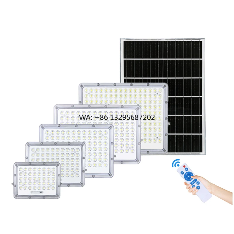 

Sunshine High Quality Led Solar Flood Light Projector High Lumen 50w Aluminium Housing Solar Flood Lights with Indicator