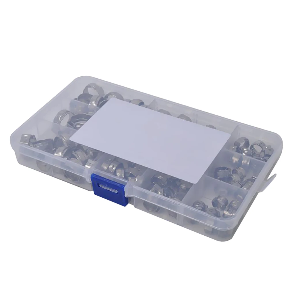 

Хомуты для шлангов 5,3-14,0 мм Регулируемые хомуты из нержавеющей стали Трубные фитинги