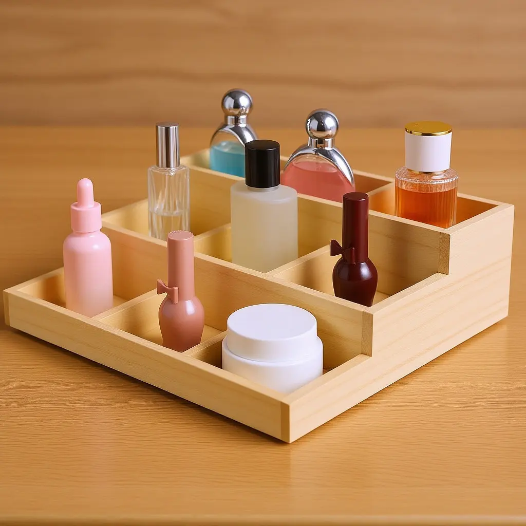 

Premium Wooden Jewelry Box Vintage Design Multi-Level Storage Organizer for Earrings Rings Necklaces Bracelets Brooches Hairpins