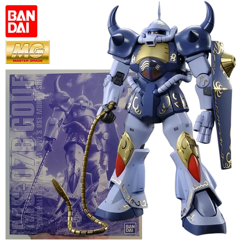 

In Stock BANDAI PB LIMITED MG1/100 MS-07B GOUF M'DUVE'S USE MOBILE SUIT Anime Action Figures Assembly Model Collection Toy