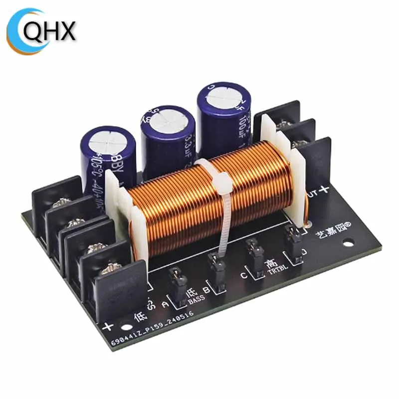 400W High and Low Frequency Divider Non Soldering DIY Debugging Universal Audio Speaker Speaker 2-channel Soundboard