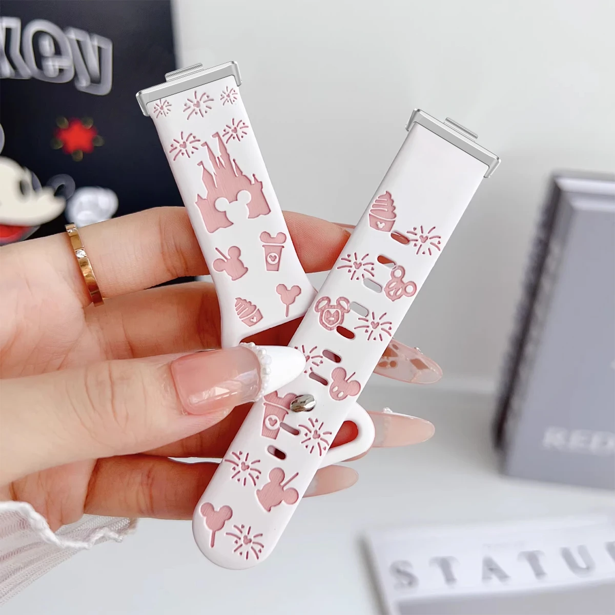 Дизайнерский ремешок с принтами для Huawei Fit 4Pro Fit 4 Fit 3, силиконовый браслет с гравировкой для Huawei Fit 2 1, браслет с цветочным принтом