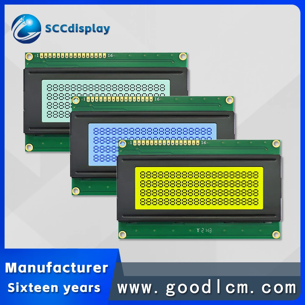 Industrial 2004 Character LCD Display Screen SJXD2004A 98X60MM High brightness backlight 20X4 Dot Matrix LCM Display Module
