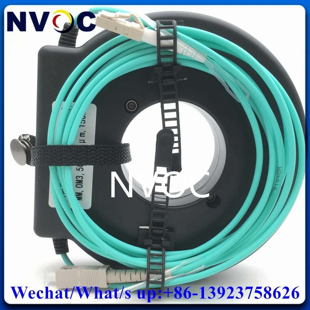 200M SC/ST/FC/LC MMF 50/125 OM3-150 OM3-300 Fiber Optic OTDR Launch Cable Box Dead Zone OM3 Multimode Mode Fibre Optical Ring