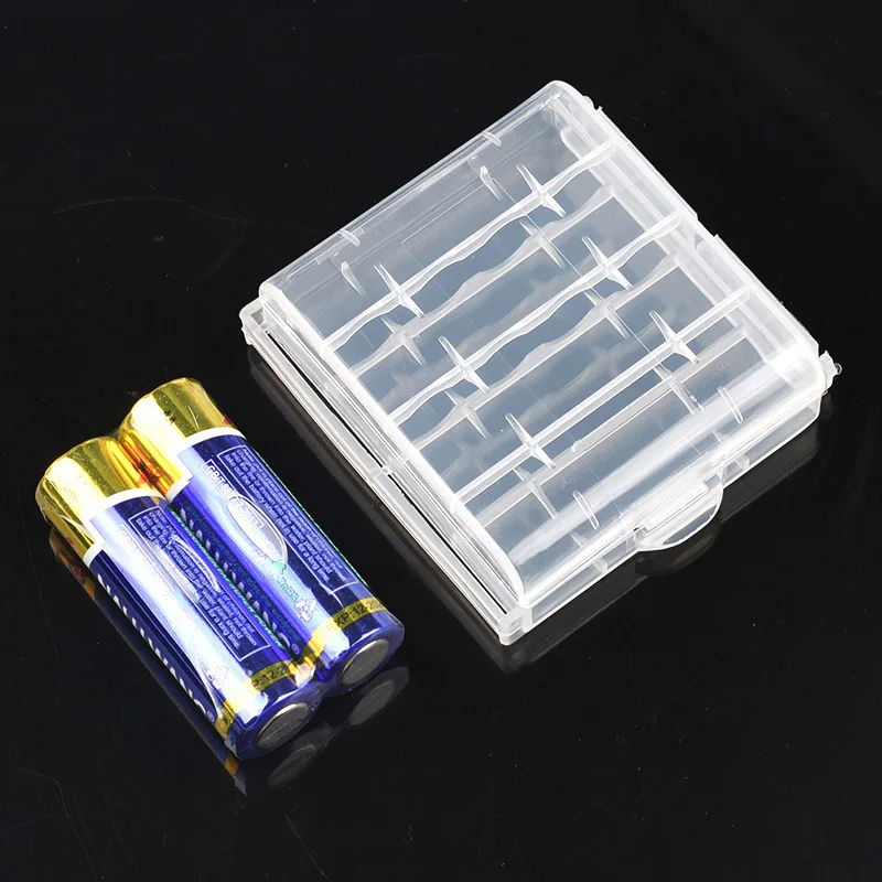 Transparent 5th And 7th Battery Storage Box, Battery Plastic Box, Moisture-proof And High-quality Frosted White Transparent