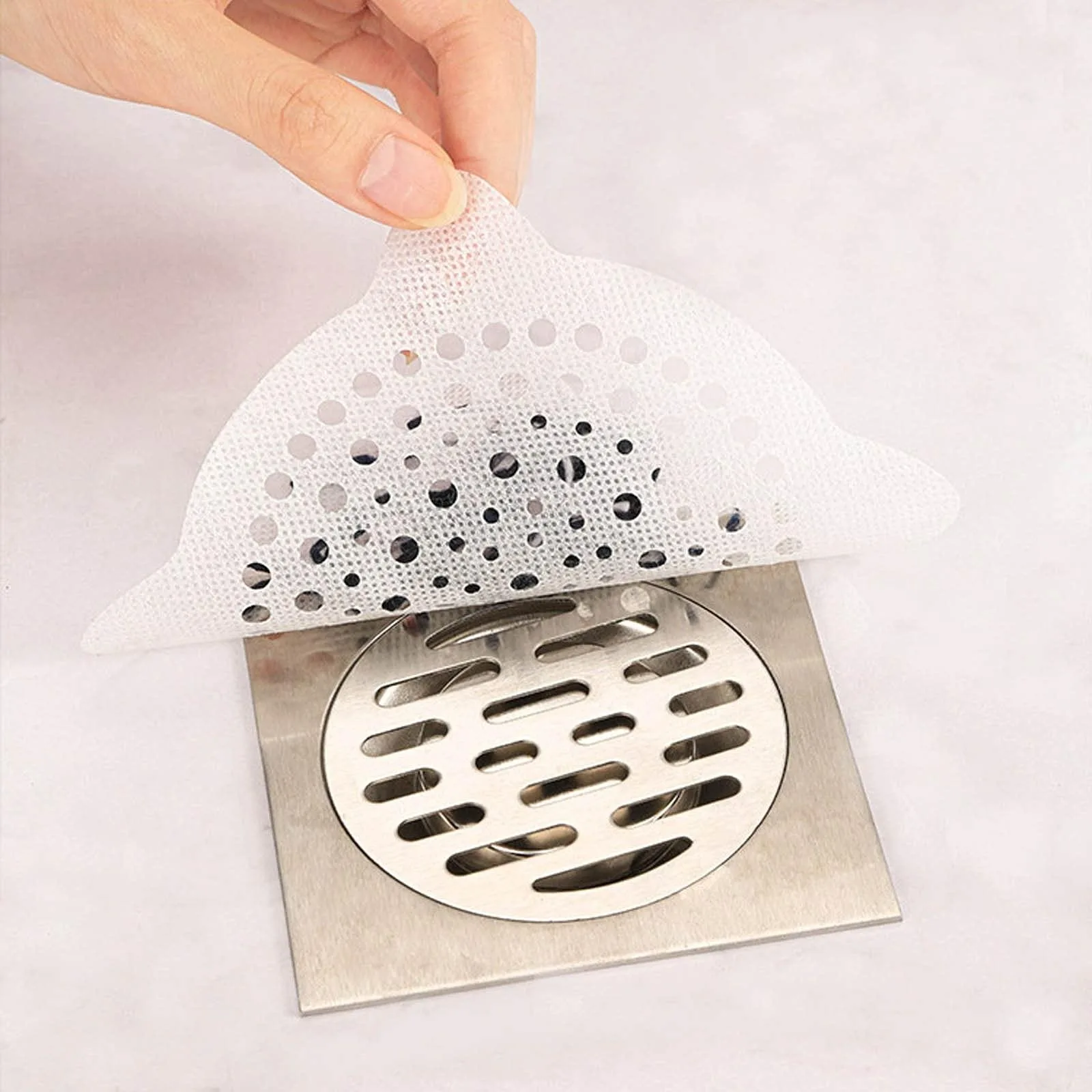 

30 шт. одноразовые сливные наклейки для улавливания волос для душа, ванны, сливной фильтр для раковины (3,9 дюйма x 3,9 дюйма В)