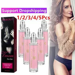 1/2/3/5PCS 10ml Intimate Partner Erotic Perfume Pheromone Fragrance Stimulating Flirting Perfume For Women Long Lasting