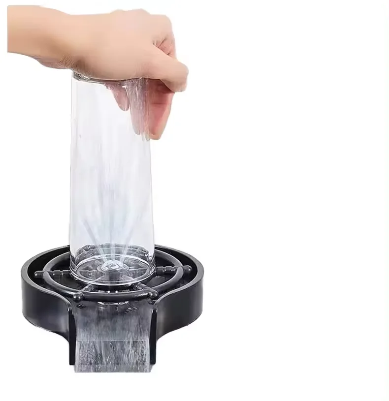 

Adjustable Settings Kitchen Sink With Glass Rinser Beer Glass Rinser Automatic Cup Washer bar Glass Rinser
