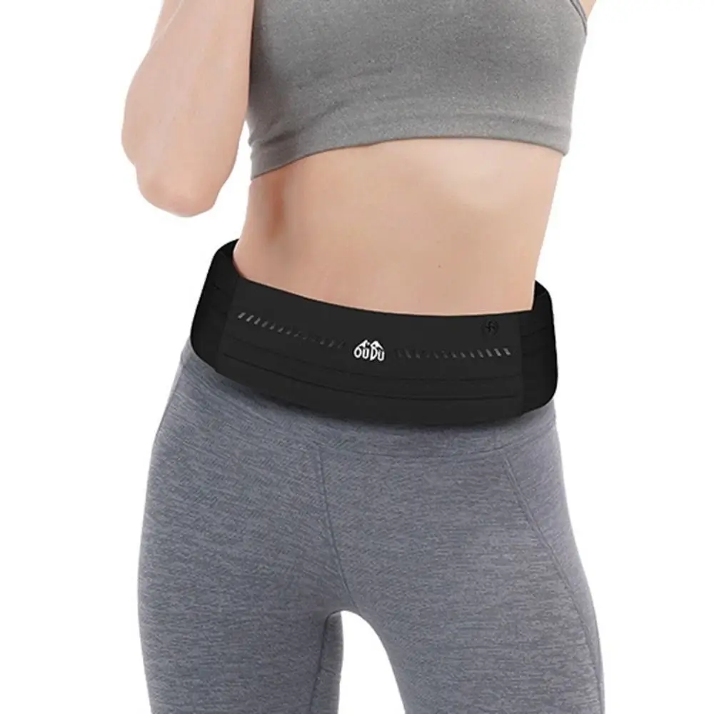 رقيقة جدا الرياضة حقيبة الخصر المحمول إغلاق المناسب عالية مرونة تشغيل الخصر حقيبة تخزين سعة كبيرة حقيبة الهاتف الرياضية