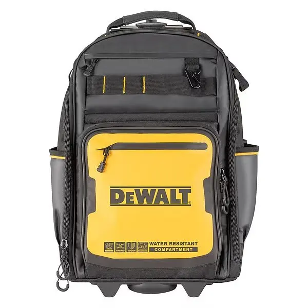 Tool Bag, Yellow, Ballistic Nylon, 46 Pockets