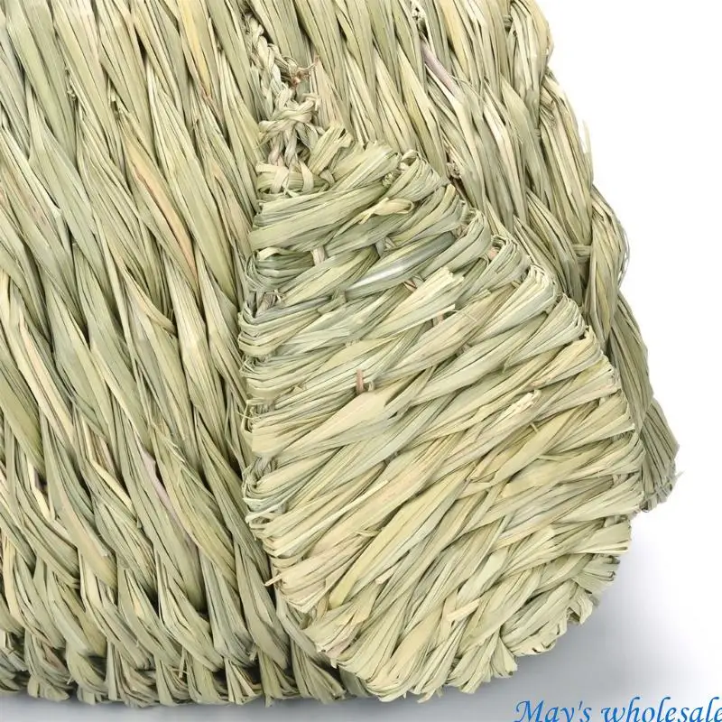Grass House for Rabbit Natural Hand Weaving Grass Play Grass Bed Straw Weaving 448A