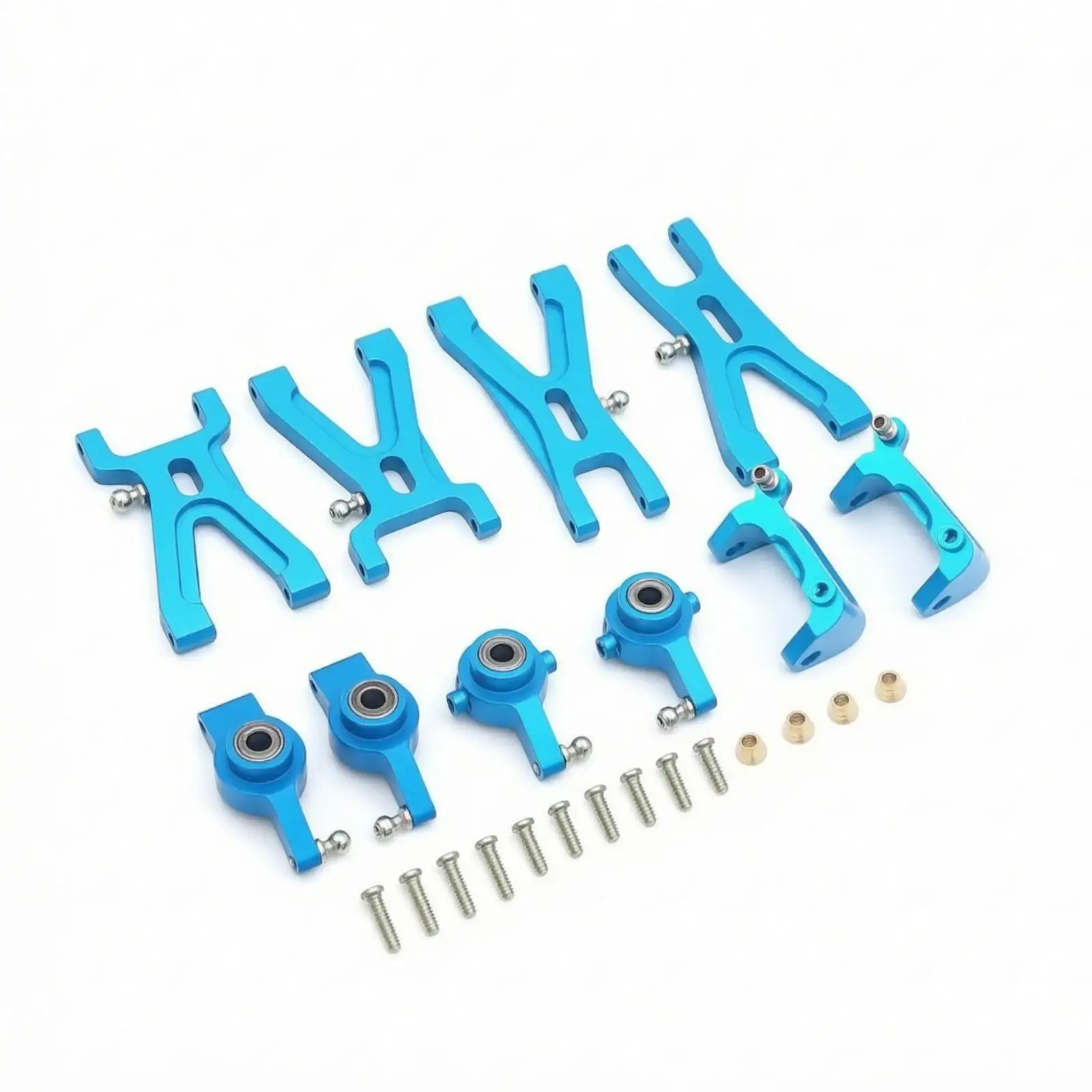 RC Car Metal Accessory Kit | Precision Mechanical Components, Lightweight High-Rigidity Design, RC Model Car Metal Parts