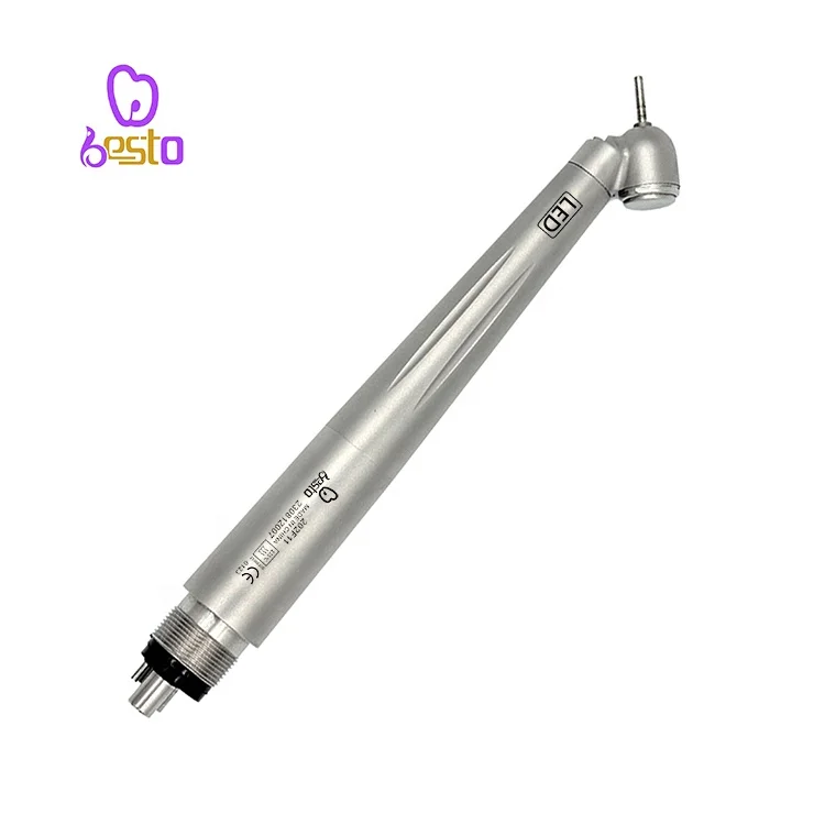 

High Speed den tal Handpiece E-generator LED Surgical Handpiece 4 holes Air Turbine Handpiece den tal Tip Instrument