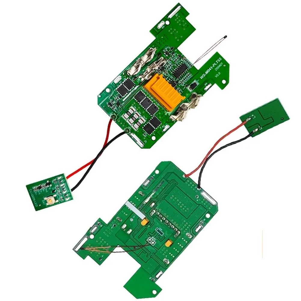 5 Cell 18V Battery Protect Board with Built in Temperature Probe and Automatic High Temp Power Cut Off for Lithium Packs