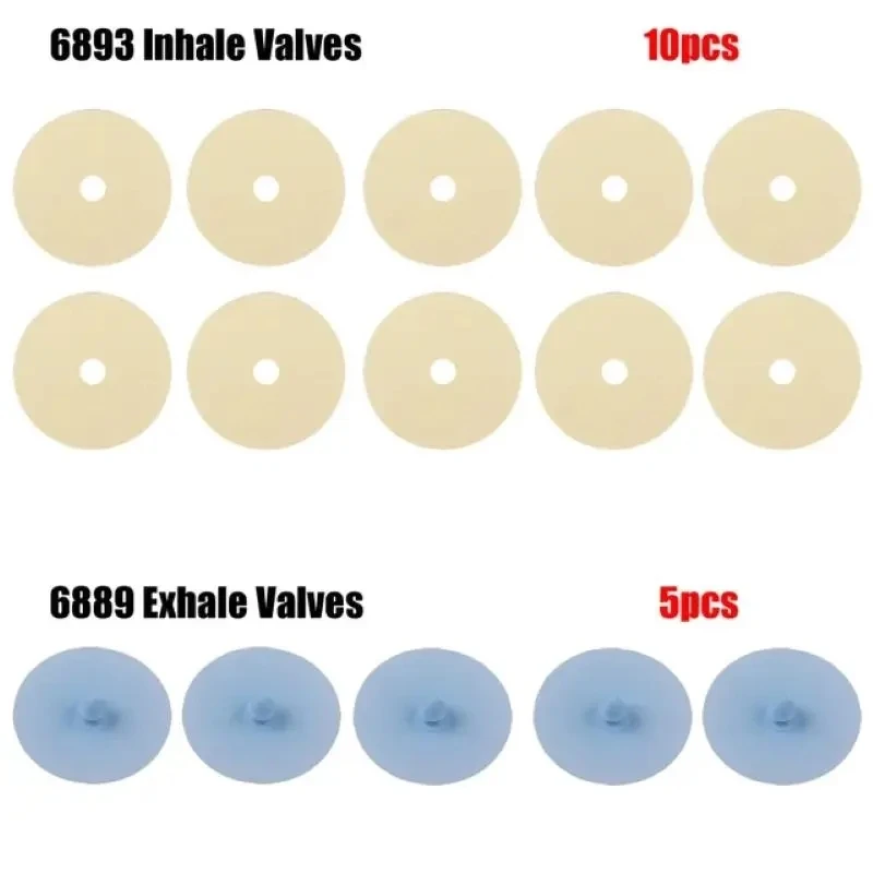 5-10 stücke 6200 Masken zubehör ersetzen für 6200/7502/6800 Atemschutz gerät 6889 Ausatem ventile Kieselgel 6893 Inhalation ventile