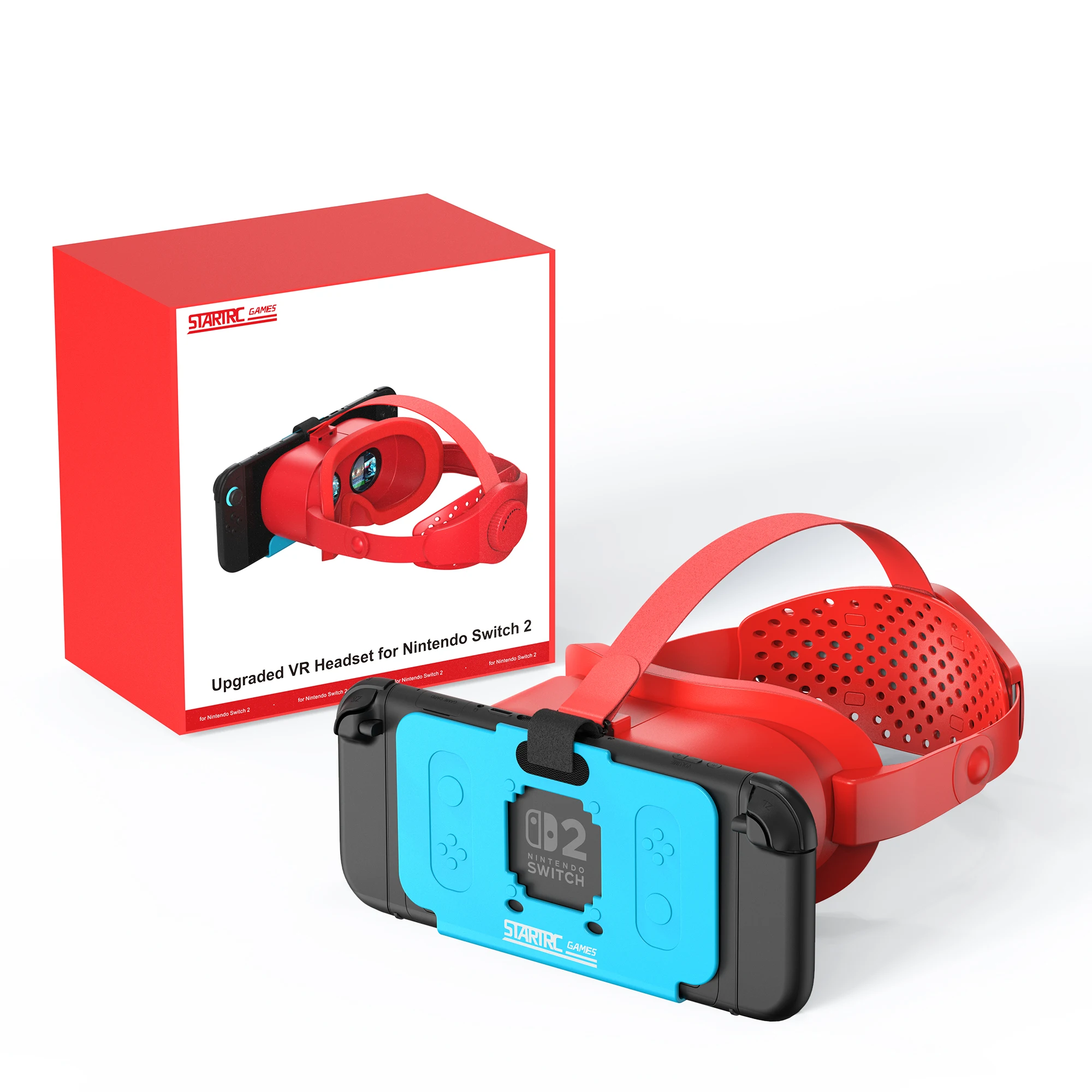 VR-headset W verstelbare hoofdband voor Nintendo Switch 2 3D-bril Virtual Reality-films NS2 VR meeslepende game-ervaring