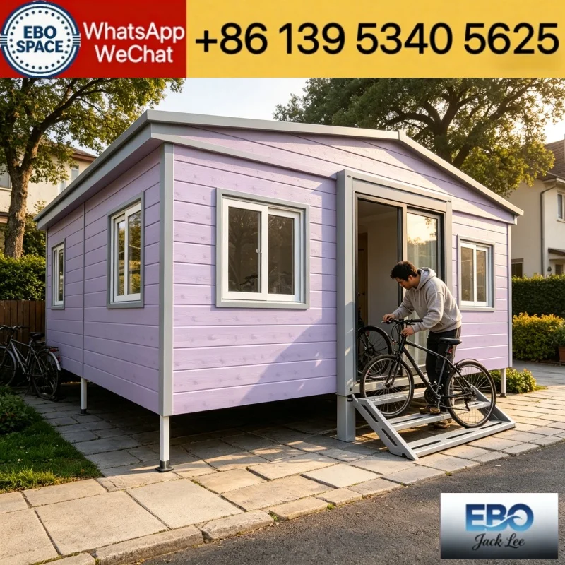 Expandable Modular Tiny Container House Prefabricated Mobile Cabin Complete Kitchen Set For Backyard Office