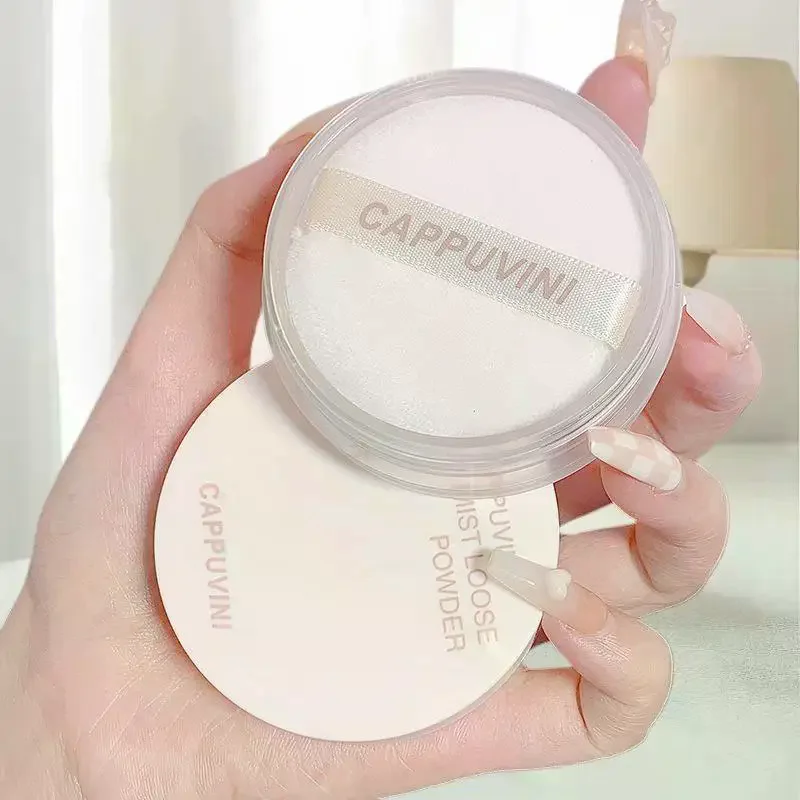 벨벳 미스트 세트 메이크업 파우더, 가볍고 끈적임 없는 파우더 미스트, 페이스 매트 홀딩 메이크업, 클리어 허니 파우더 메이크업 홀딩