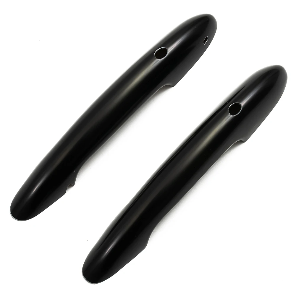 

Set Door Handle Covers HOT Parts Replacement Spare Accessories RHD 12mm 2pcs Black Cap F56 F57 For LHD Quality