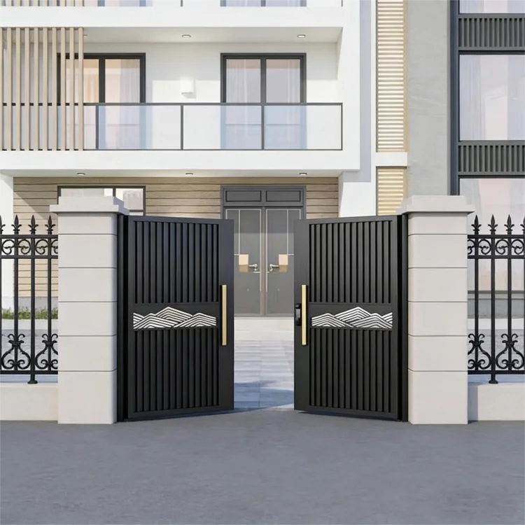 Smart Garden Gate - Cancello Automatico Doppio in Alluminio con