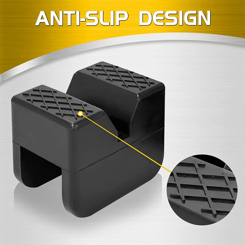 4 Pack Jacks Stand Pads Universal Jacks Pad Rubber Jacks Pad Rail Pinch Welds Protecto Pad image 3