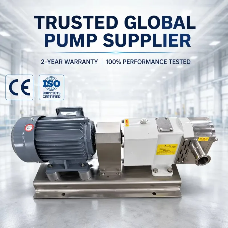 Compact Marine Rotary Lobe Pump for Ship Fuel Oil and Bilge Water Transfer Reliable